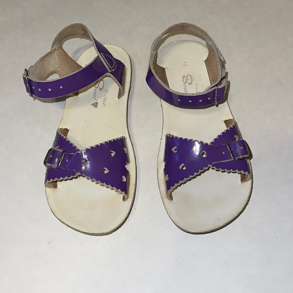 Salt Water Sun San 13 Purple Sandals Sweetheart